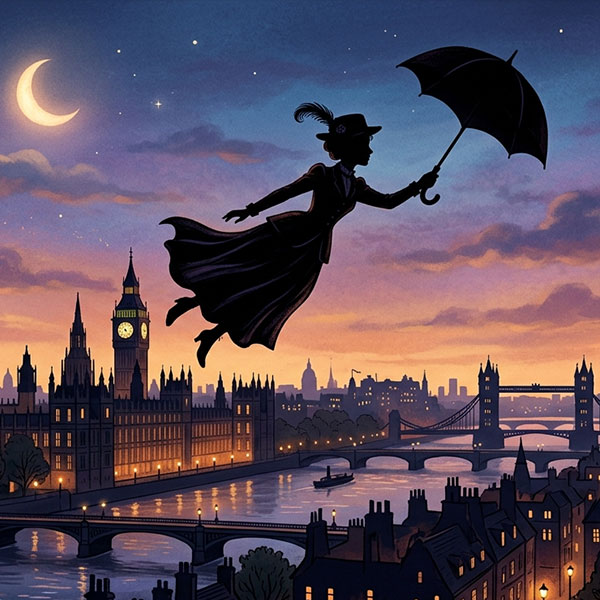 A casa con Mary Poppins
